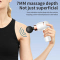 NNEDSZ LC-005-Purple Portable Mini Massage Gun - Quiet Muscle Massager with 6 Speeds